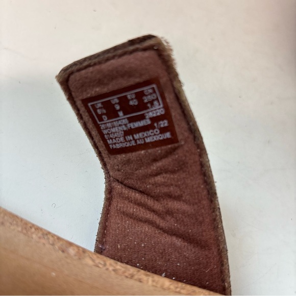 Clarks Roseville Bay Womens Sandal Size 9 Bronze Triple Straps Slide Shoe - Picture 6 of 6